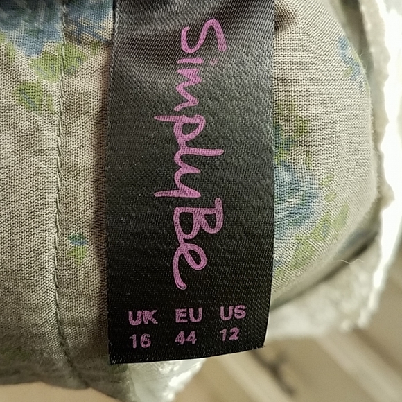 Simply Be Boho/Vintage Babydoll Tunic, Size 12 - Picture 9 of 9